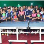 खेल मंत्री रेखा आर्या ने किया टेबल टेनिस कोर्ट का उद्घाटन