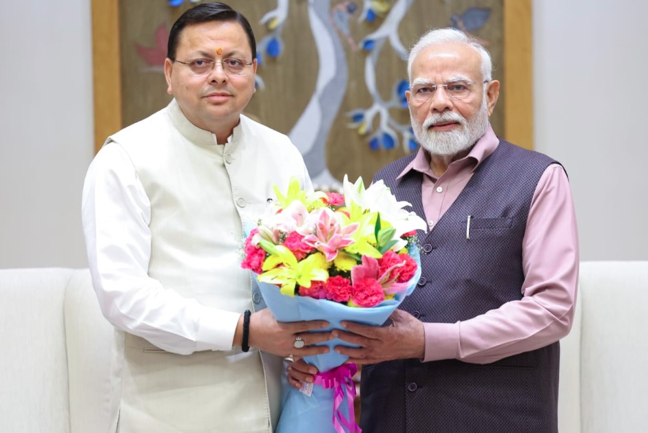 मुख्यमंत्री धामी ने प्रधानमंत्री से की मुलाकात, राज्य विकास के अहम प्रस्तावों पर मांगा सहयोग