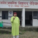 कैबिनेट मंत्री महाराज ने अपने गांव सेड़ियाखाल में किया मतदान