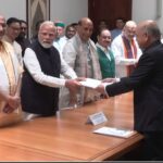 उपराष्ट्रपति पद के लिए एनडीए उम्मीदवार सीपी राधाकृष्णन ने भरा नामांकन