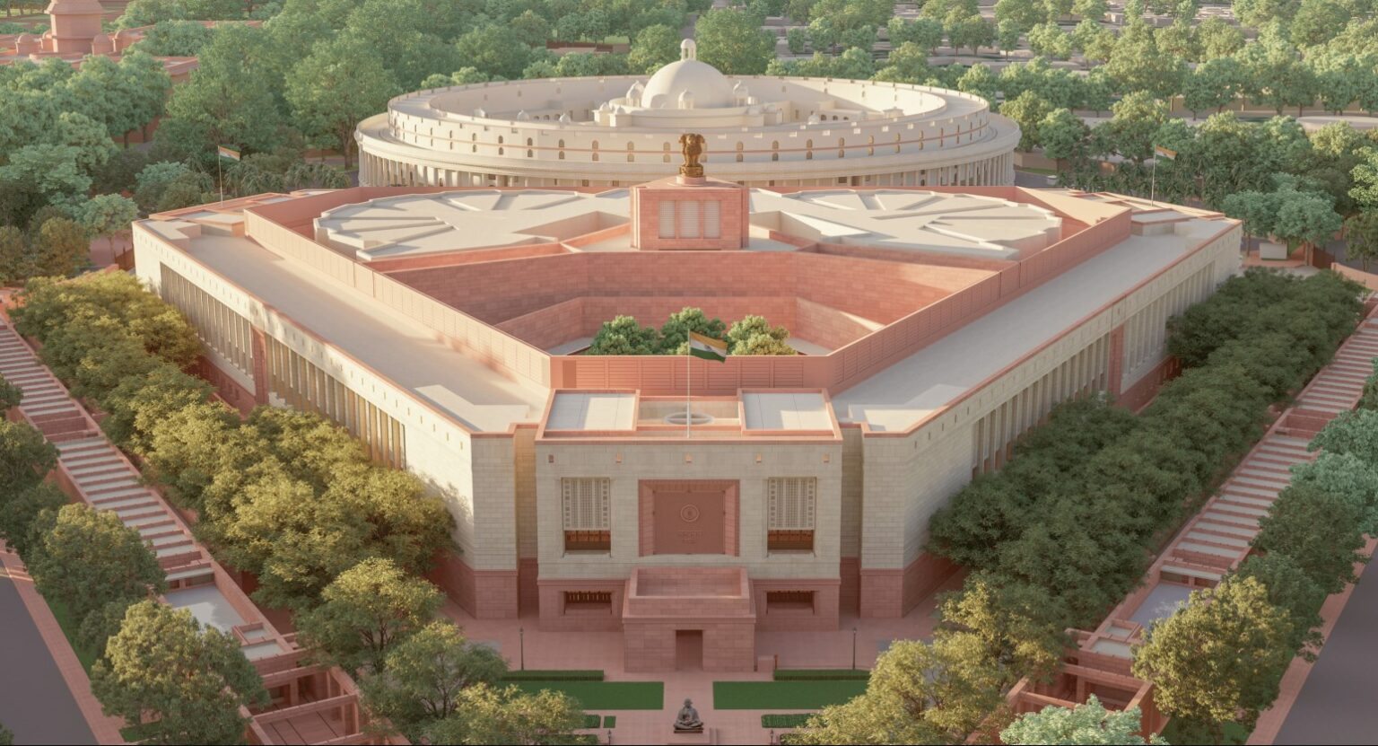 संसद भवन में सुरक्षा चूक, व्यक्ति दीवार फांदकर परिसर में घुसा