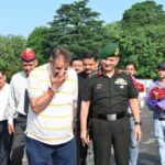 लैंसडाउन पहुंचे सैनिक कल्याण मंत्री गणेश जोशी, अपनी कर्मभूमि को किया नमन