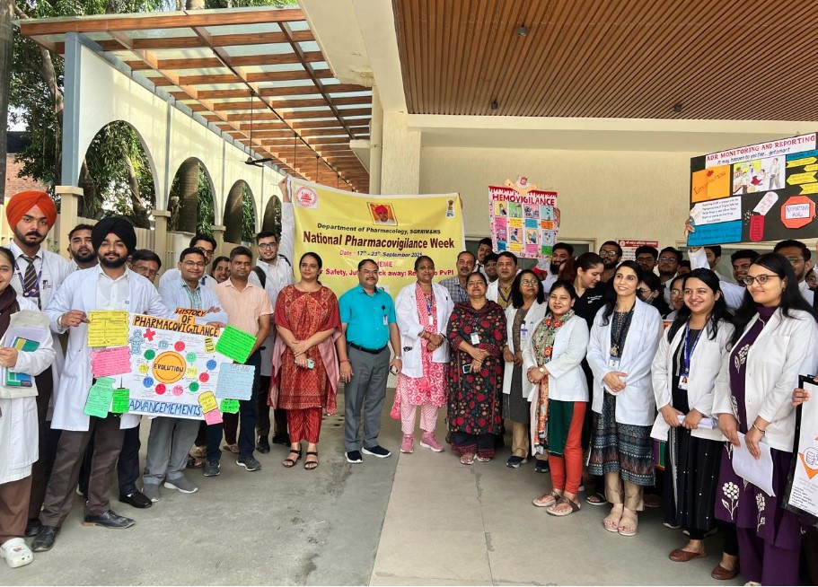एसजीआरआर मेडिकल कॉलेज में उत्साहपूर्वक मनाया गया राष्ट्रीय फार्माकोविजिलेंस सप्ताह 2025