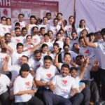 श्री महंत इन्दिरेश अस्पताल के डाॅक्टरों ने साइक्लोथॉन और वॉकथॉन से दिया दिल को स्वस्थ रखने का संदेश