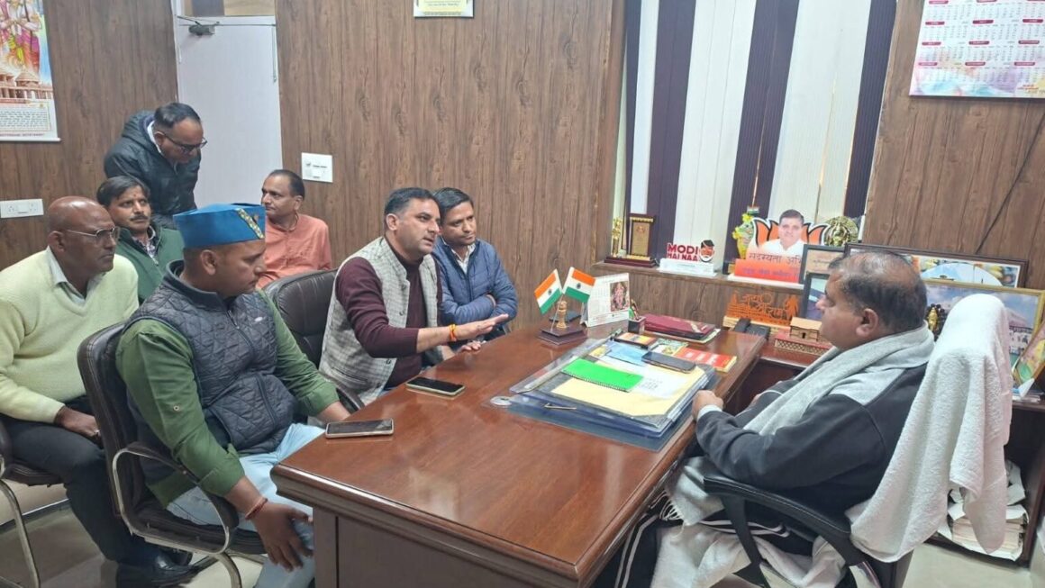 भाजपा अध्यक्ष से मिला उपनल संविदा कर्मचारी प्रतिनिधिमंडल, भट्ट ने दिया मदद का भरोसा