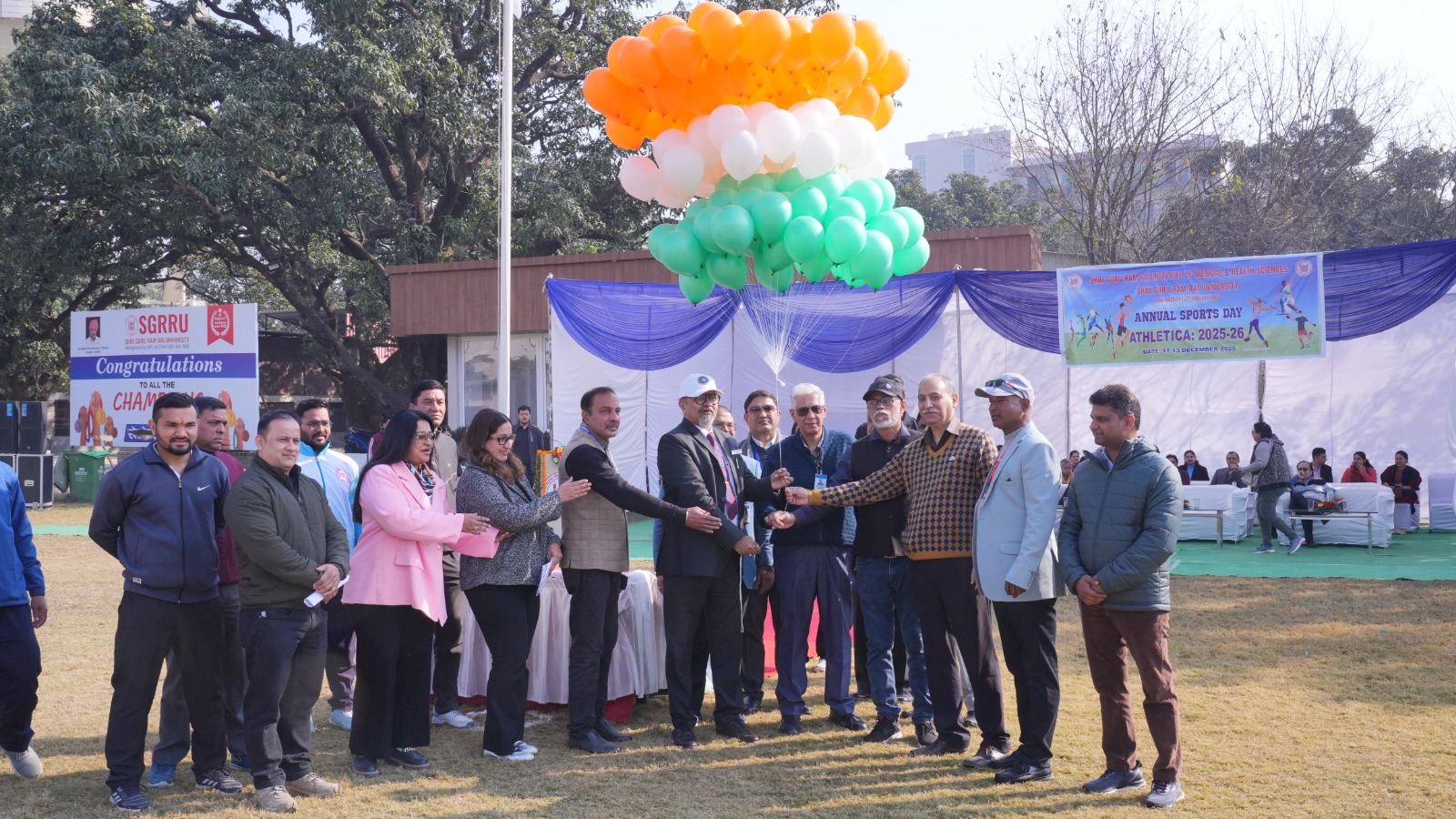 एसजीआरआर मेडिकल एण्ड हेल्थ साइंसेज़ की वार्षिक खेलकूद प्रतियोगिता एटलिटिका-2025 का आगाज