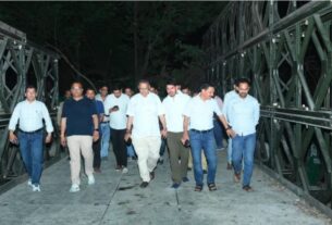 मसूरी-देहरादून मार्ग पर निर्मित वैली ब्रिज जनता को समर्पित, कैबिनेट मंत्री गणेश जोशी ने किया उद्घाटन