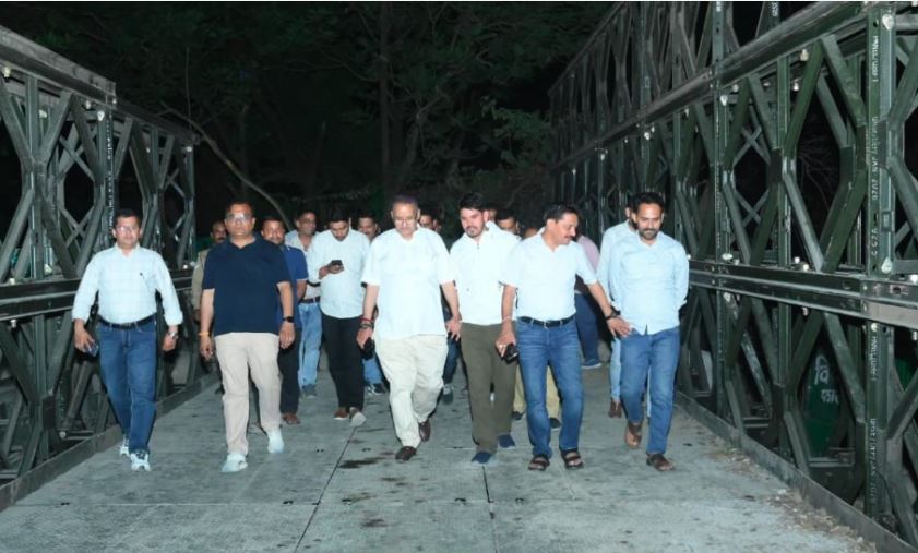 मसूरी-देहरादून मार्ग पर निर्मित वैली ब्रिज जनता को समर्पित, कैबिनेट मंत्री गणेश जोशी ने किया उद्घाटन