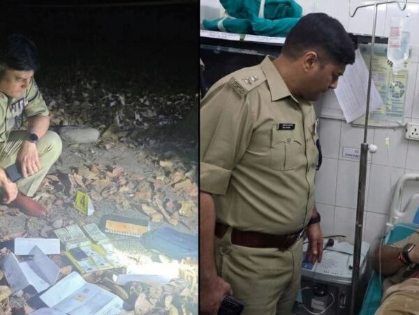 लूट के बाद पुलिस और बदमाशों के बीच हुई मुठभेड़, एक आरोपी ढेर, इंस्पेक्टर नरेश राठौड़ घायल