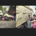 कांवली रोड पर तेज रफ्तार डंपर की चपेट में आने से मजदूर की मौत