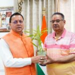 मुख्यमंत्री पुष्कर सिंह धामी से मिले कृषि मंत्री गणेश जोशी, मसूरी क्षेत्र के विकास कार्यो पर की चर्चा